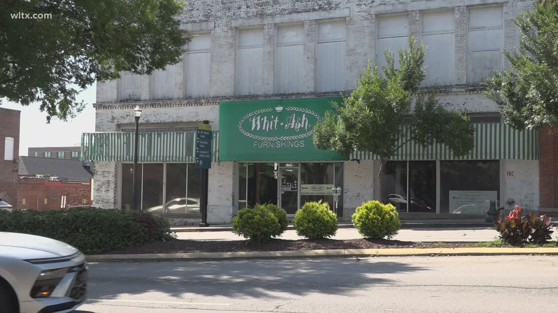 The former Whit-Ash furnishings building is under contract and could be poised to be the next Columbia hot spot. 