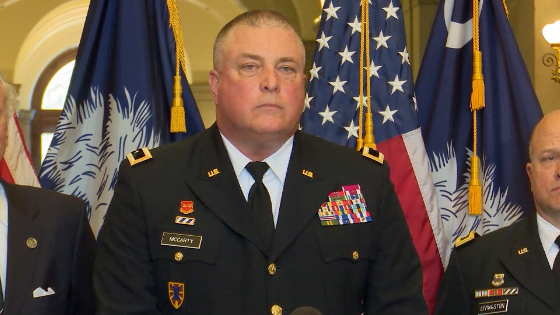 Van McCarty will be the new head of South Carolina's military, including the National Guard.