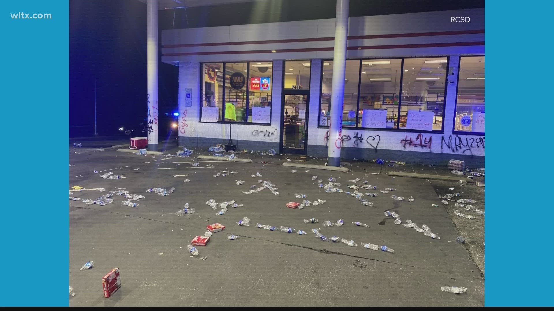 Gas station vandalized after deputies say owner shot and killed 14-year-old  boy