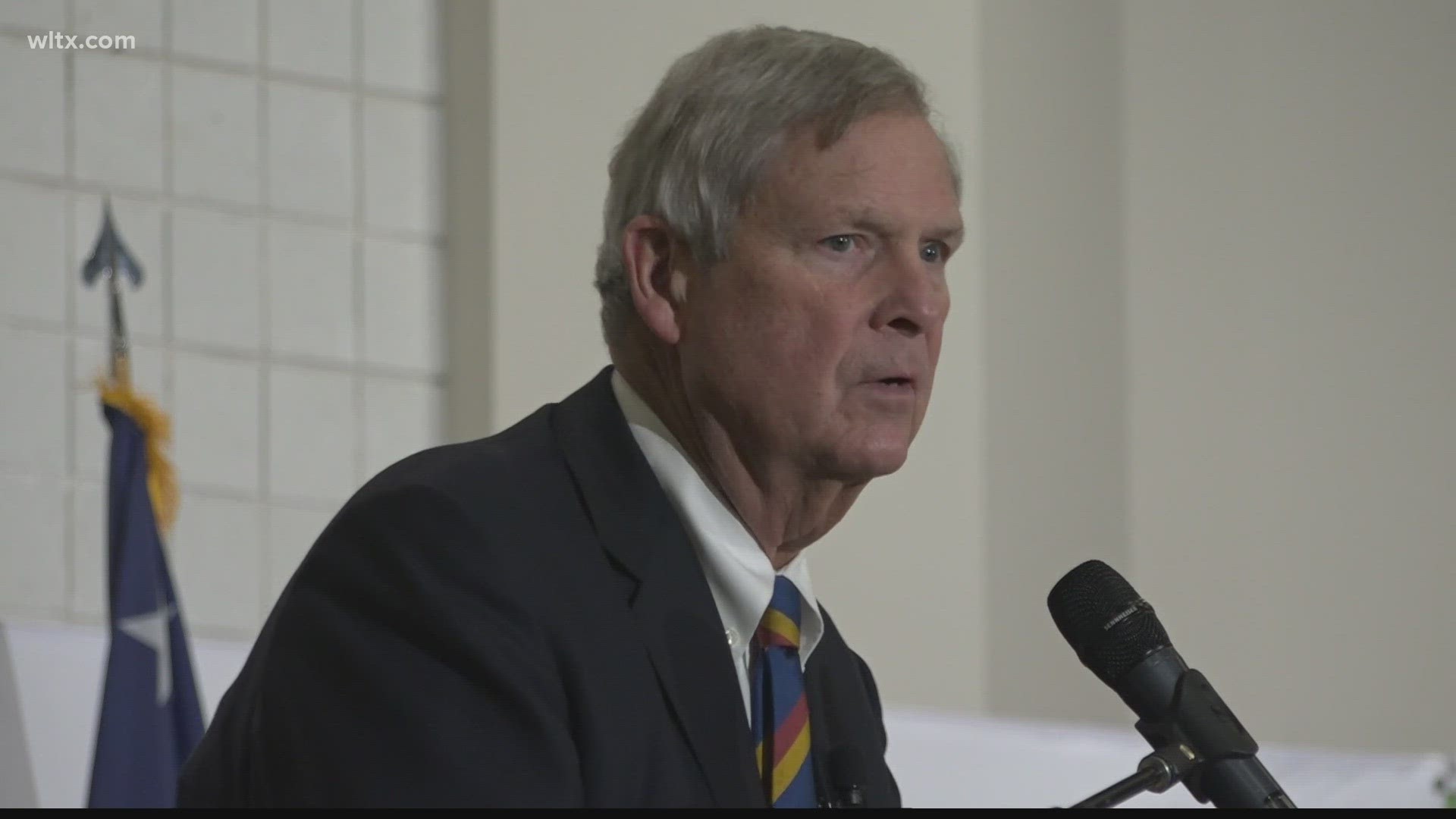 Sec. of Agriculture Thomas Vilsack visited SC State to discuss a $33M investment in the state.