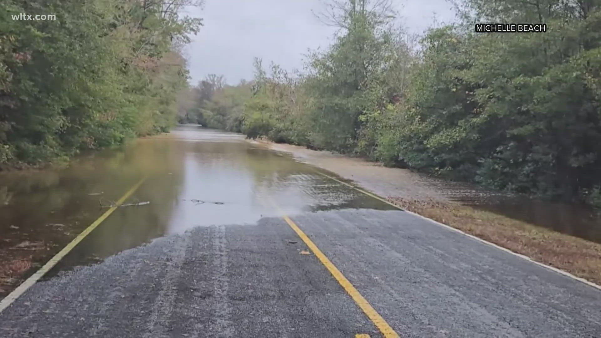 School in the county is canceled on Friday after flooding washed out roads, trapped people in their homes and caused emergency services to do water rescues.