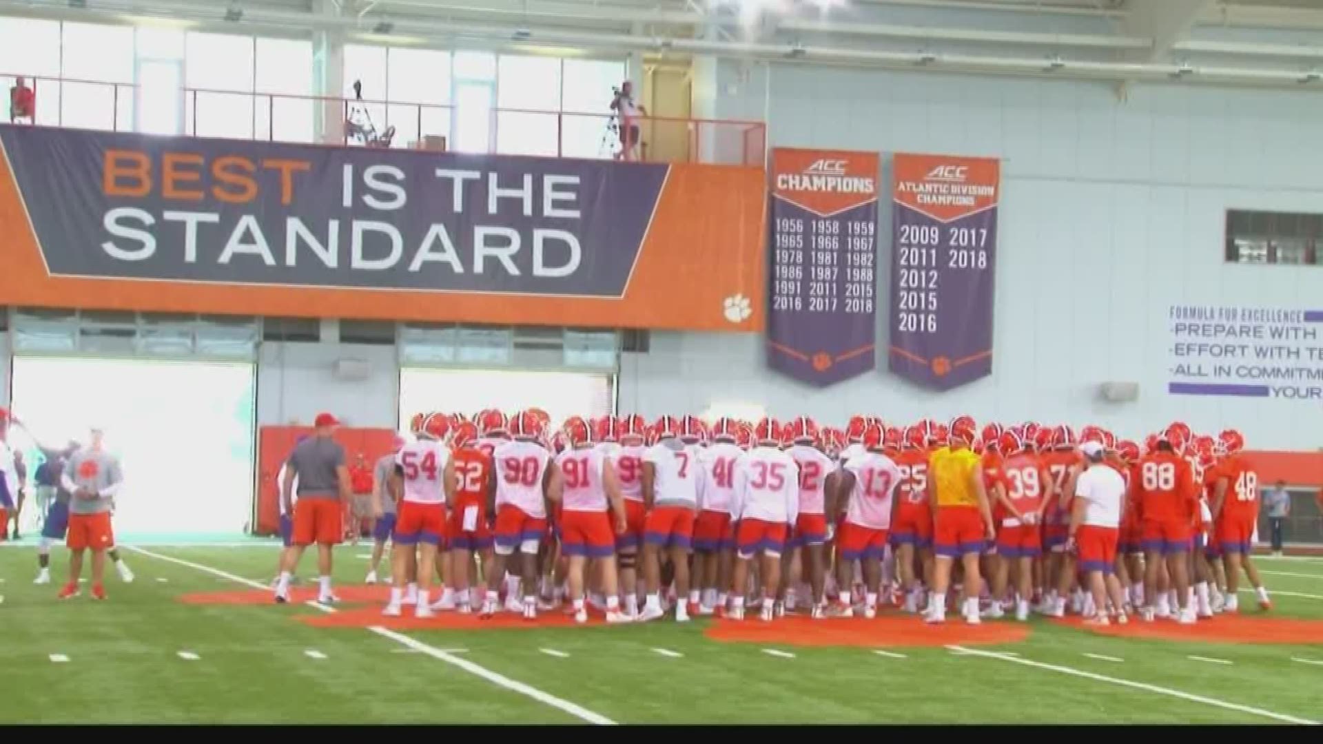 Clemson head football coach Dabo Swinney talks about his desire for athletes to be compensated as long as the collegiate model remains in place.