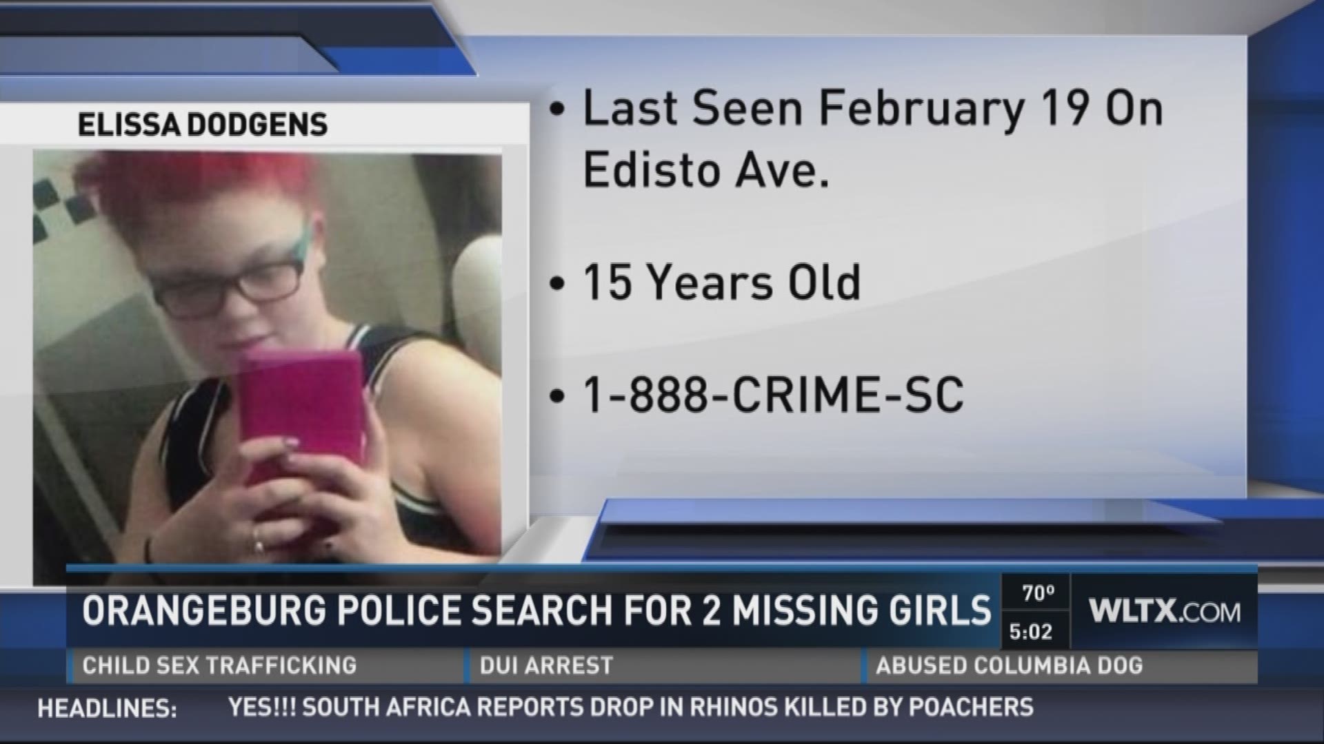 Orangeburg Officers Search for Missing Girls