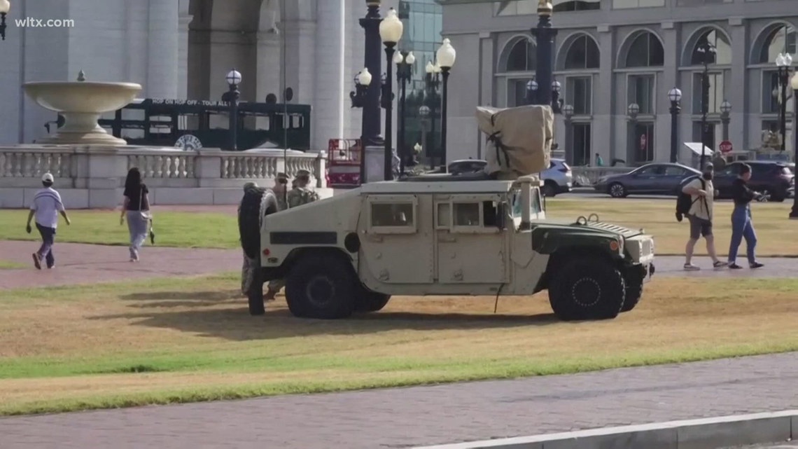 South Carolina National Guard troops deployed to Washington, D.C ...