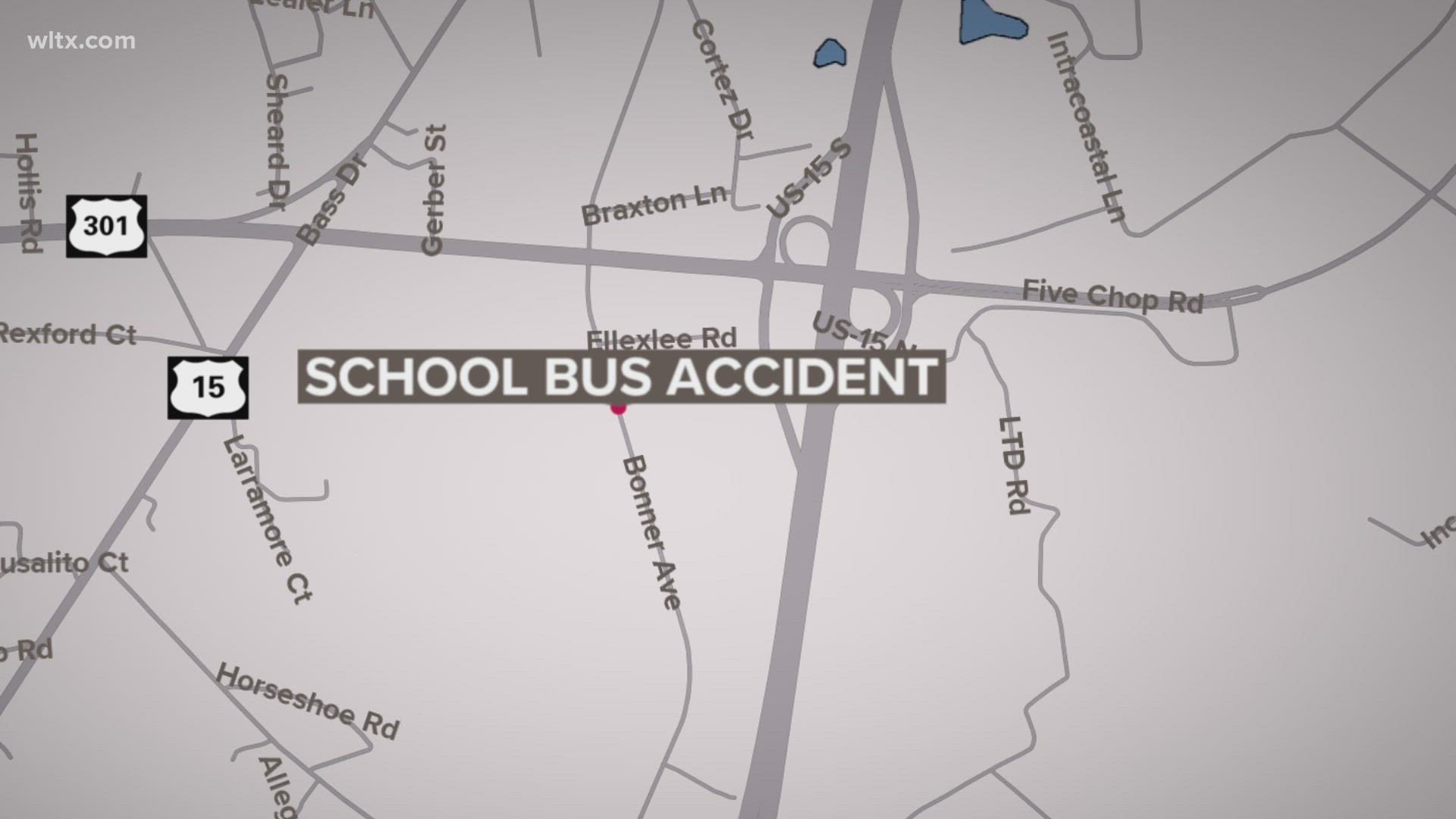 A Florence school bus headed home from a football camp was hit by a tractor-trailer according to South Carolina Highway Patrol.