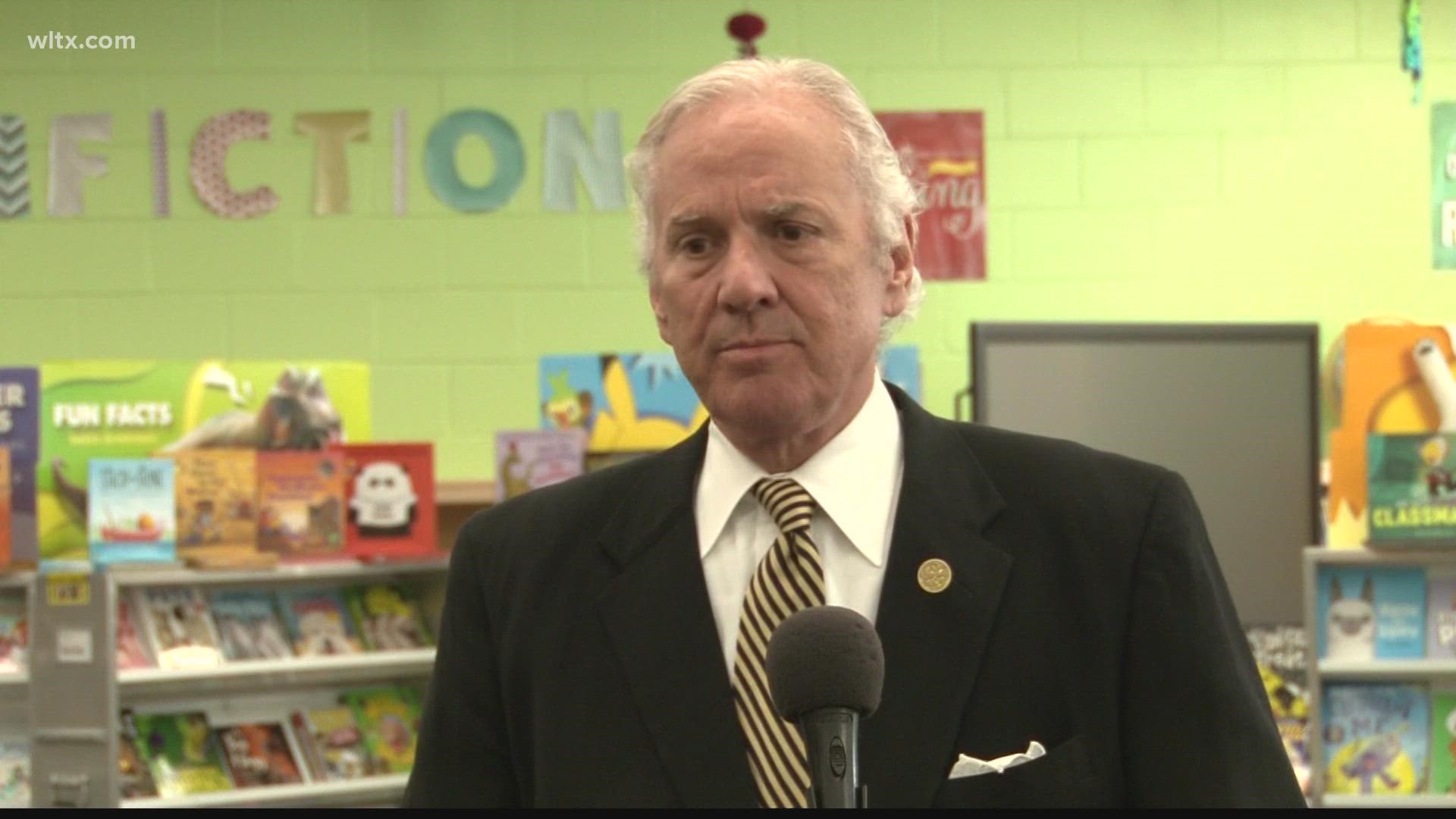 The governor says the Kershaw School district is a model for others.