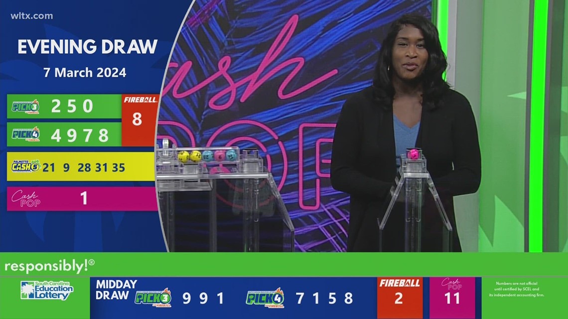 Evening SC winning lottery numbers for March 7, 2024 | wltx.com