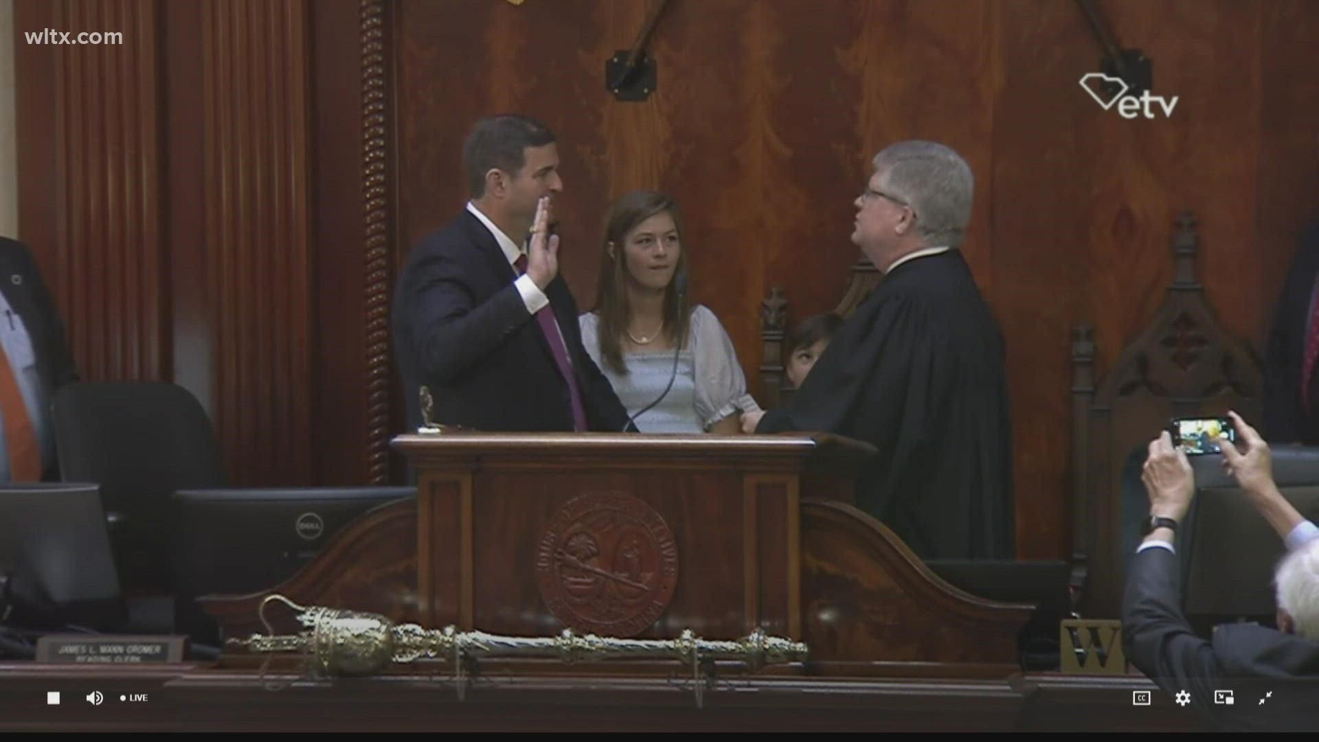 State Rep. Murrell Smith is the new speaker of the South Carolina House of Representatives.