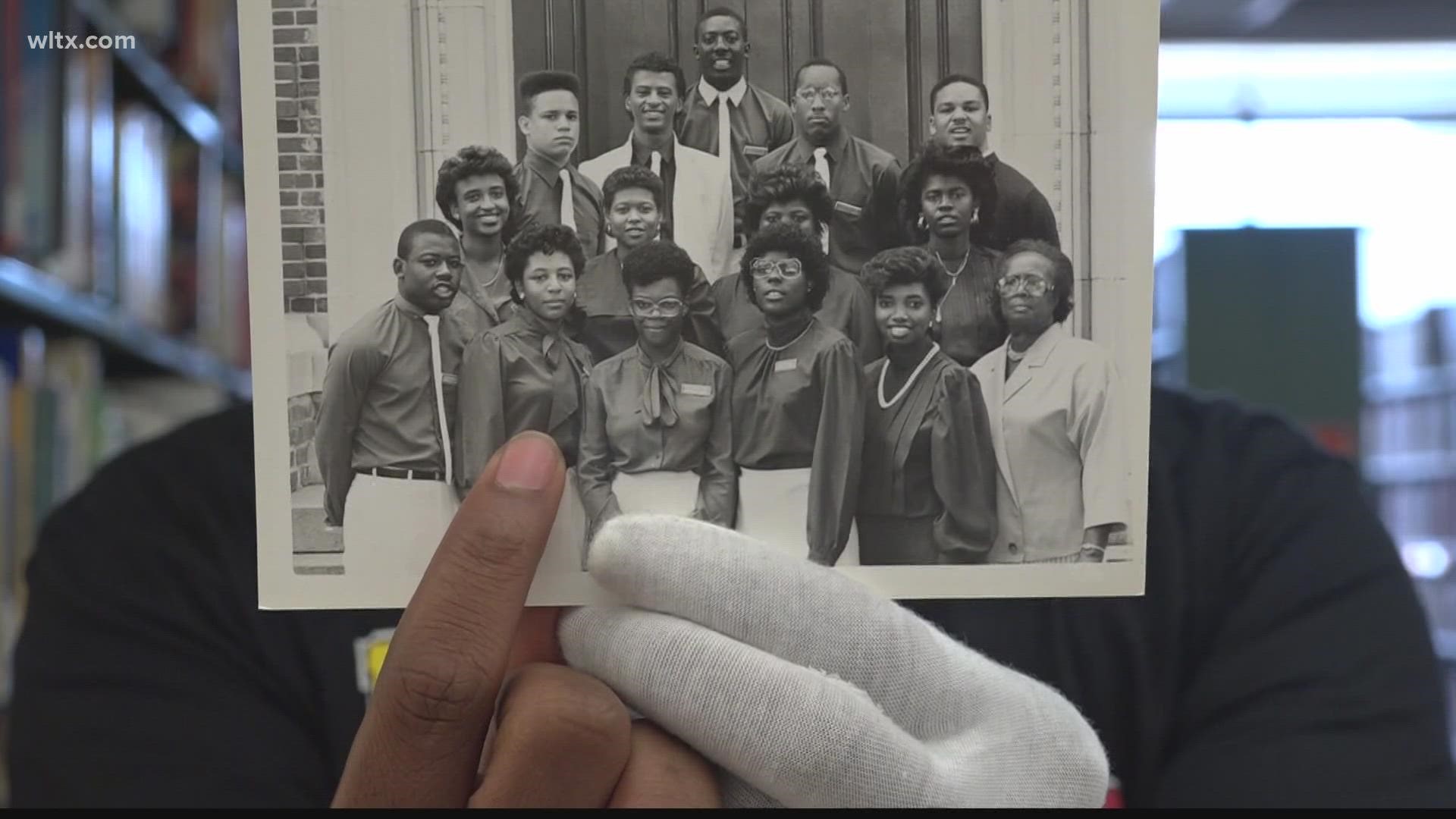 The students are working with a grant from GETTY Images to help restore photos from the Civil Rights era.