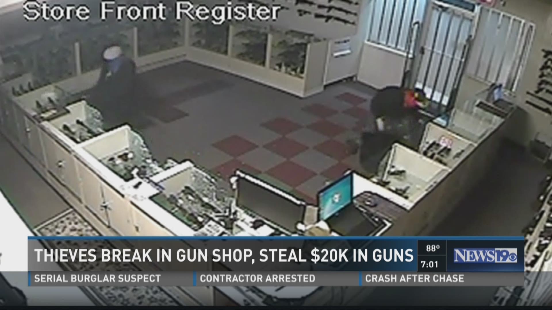 Thieves break into gun shop in Sumter and steal $20K worth of guns 