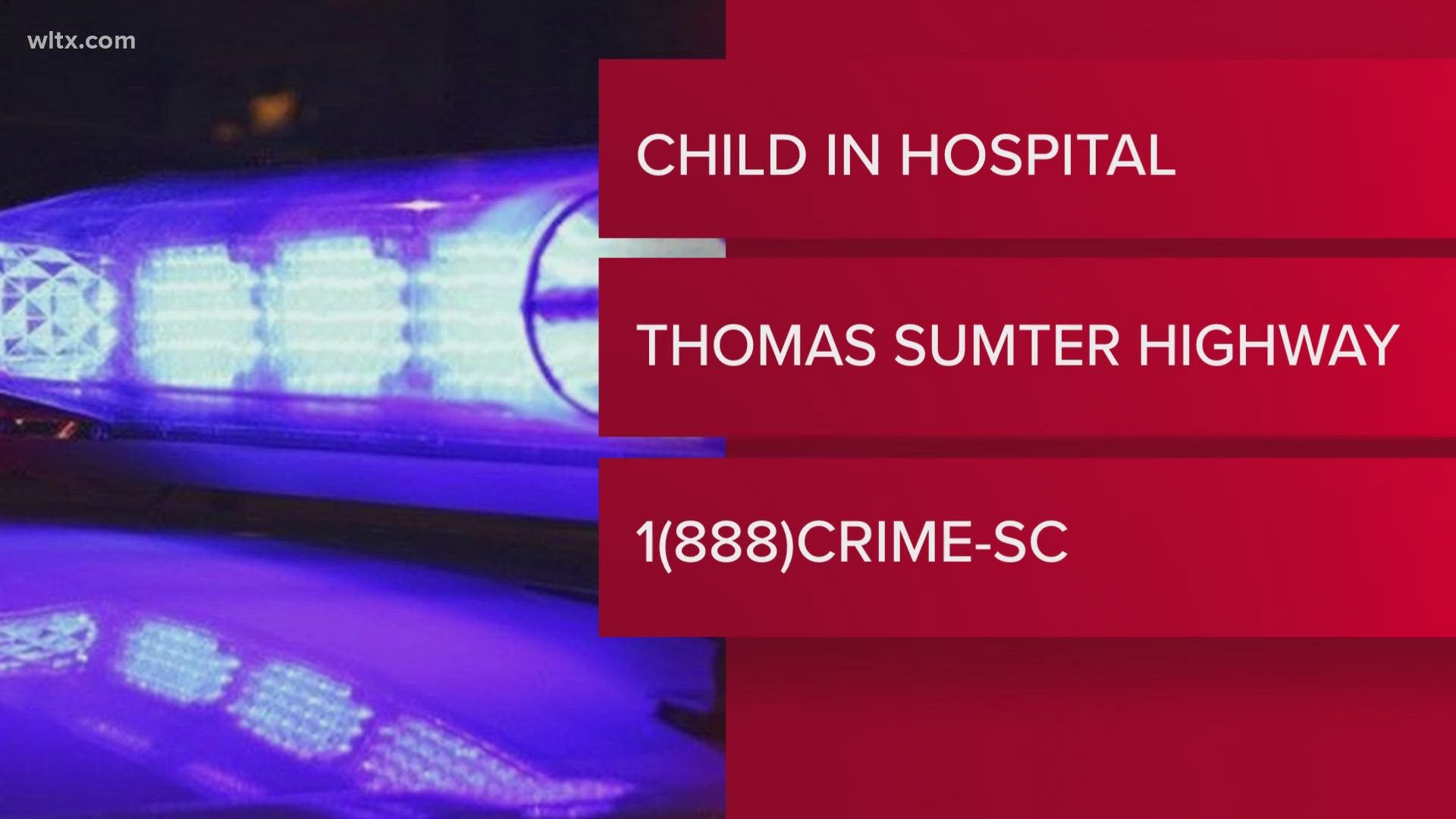 According to law enforcement the child is in critical condition.  The shooting took place near a home near Thomas Sumter Highway and Four Bridges road.