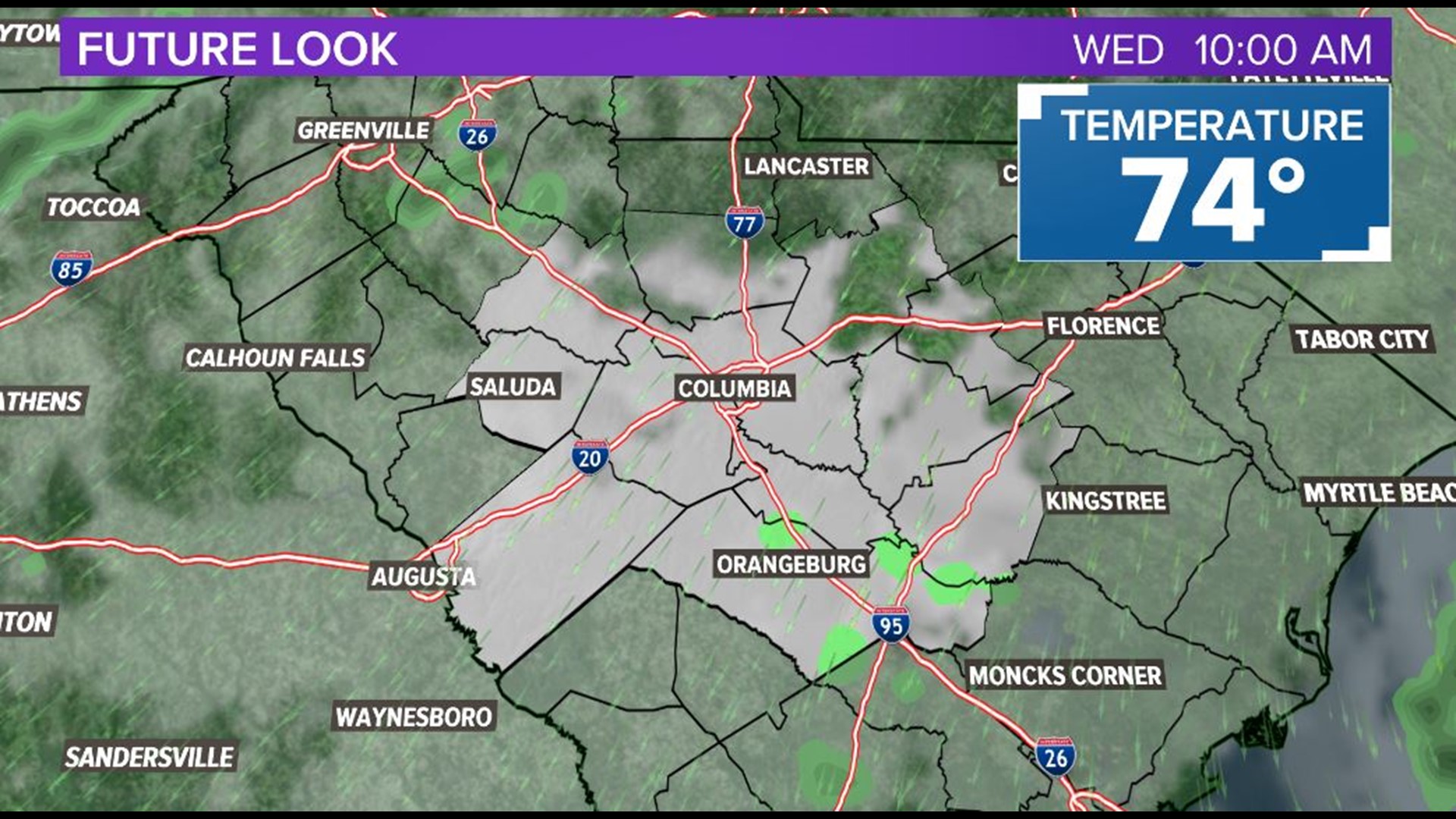 Heavy rain forecast for Columbia, South Carolina | wltx.com