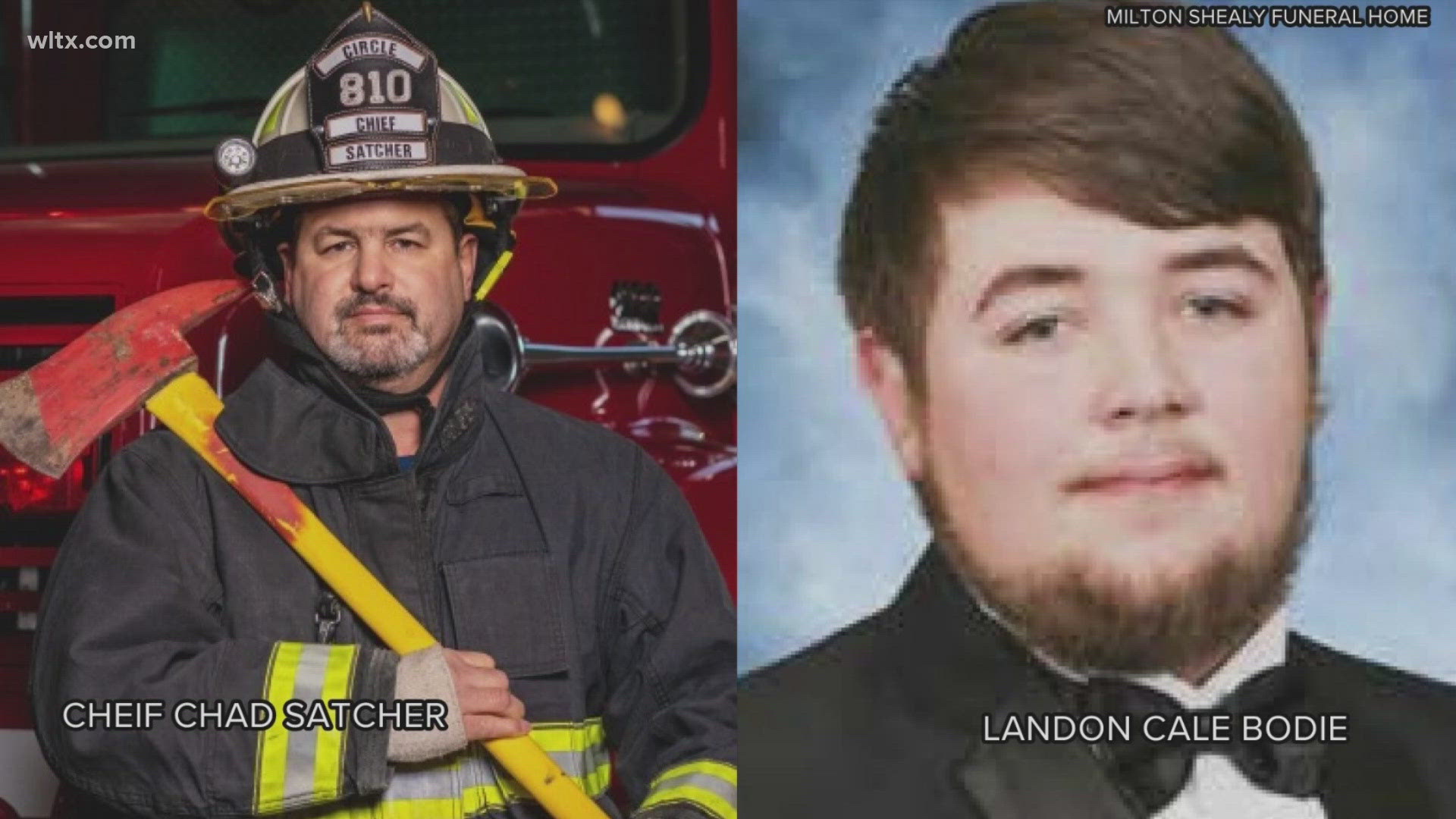 Circle Chief Chad Satcher and Landon Cale Bodie were laid to rest in Batesburg-Leesville. The two died while answering service call during Hurricane Helene.