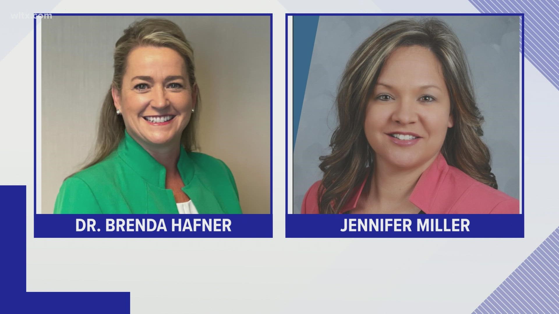 Chief of Schools Dr. Brenda Hafner and Chief Financial Officer Jennifer Miller will start new positions elsewhere in July.