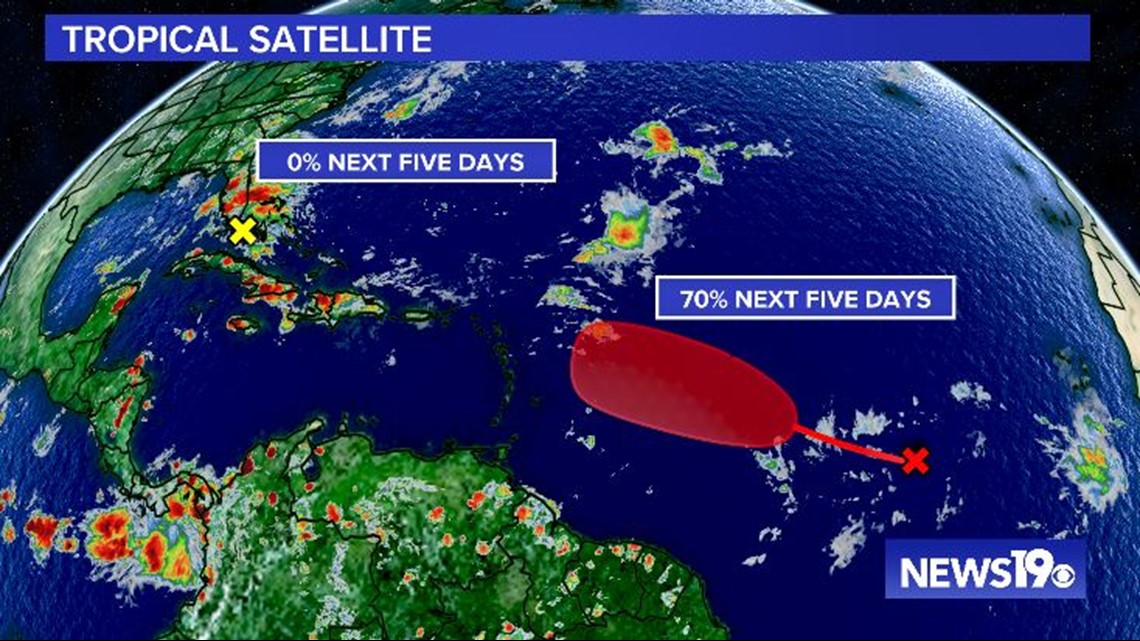 Two systems being monitored in the Atlantic | wltx.com