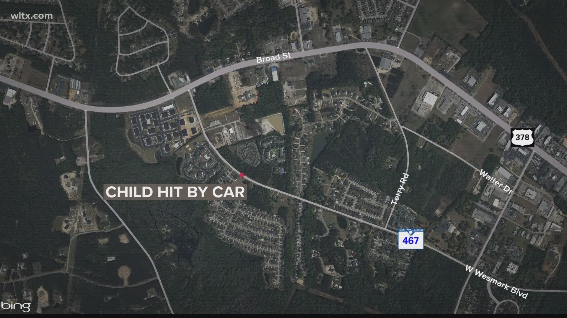 It happened early Tuesday morning on Carter road, the driver did stop.  The child was airlifted to Columbia hospital.