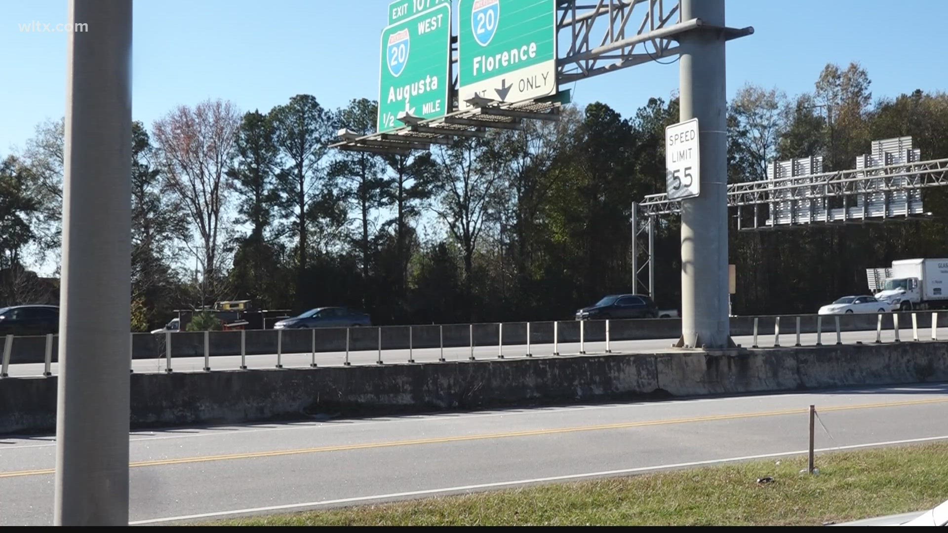Construction on I-26 is causing some slow times for those traveling this holiday.