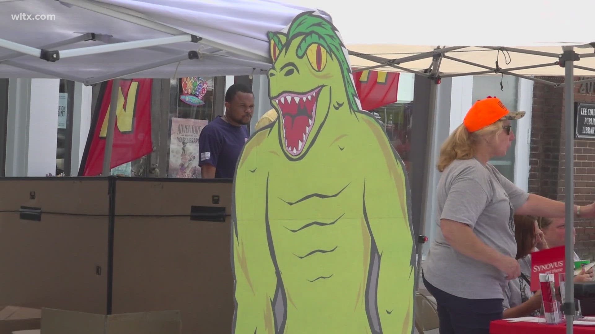 Lee County's Lizard Man Stomp festival celebrates the local legend with themed snacks, memorabilia, and community spirit. The event returns next year.