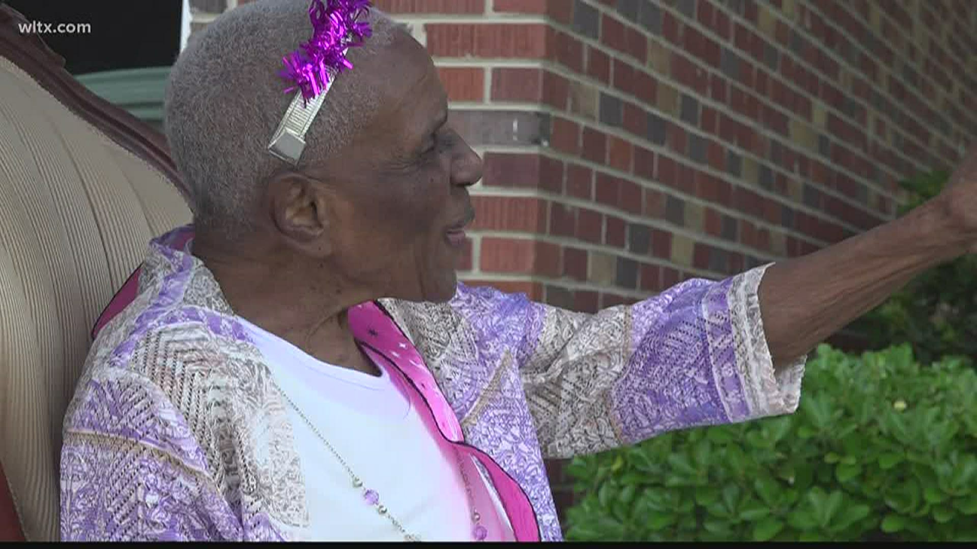 Karen Mae Reese turned 83 today and to celebrate the occasion, her family held a little drive-by birthday party parade
