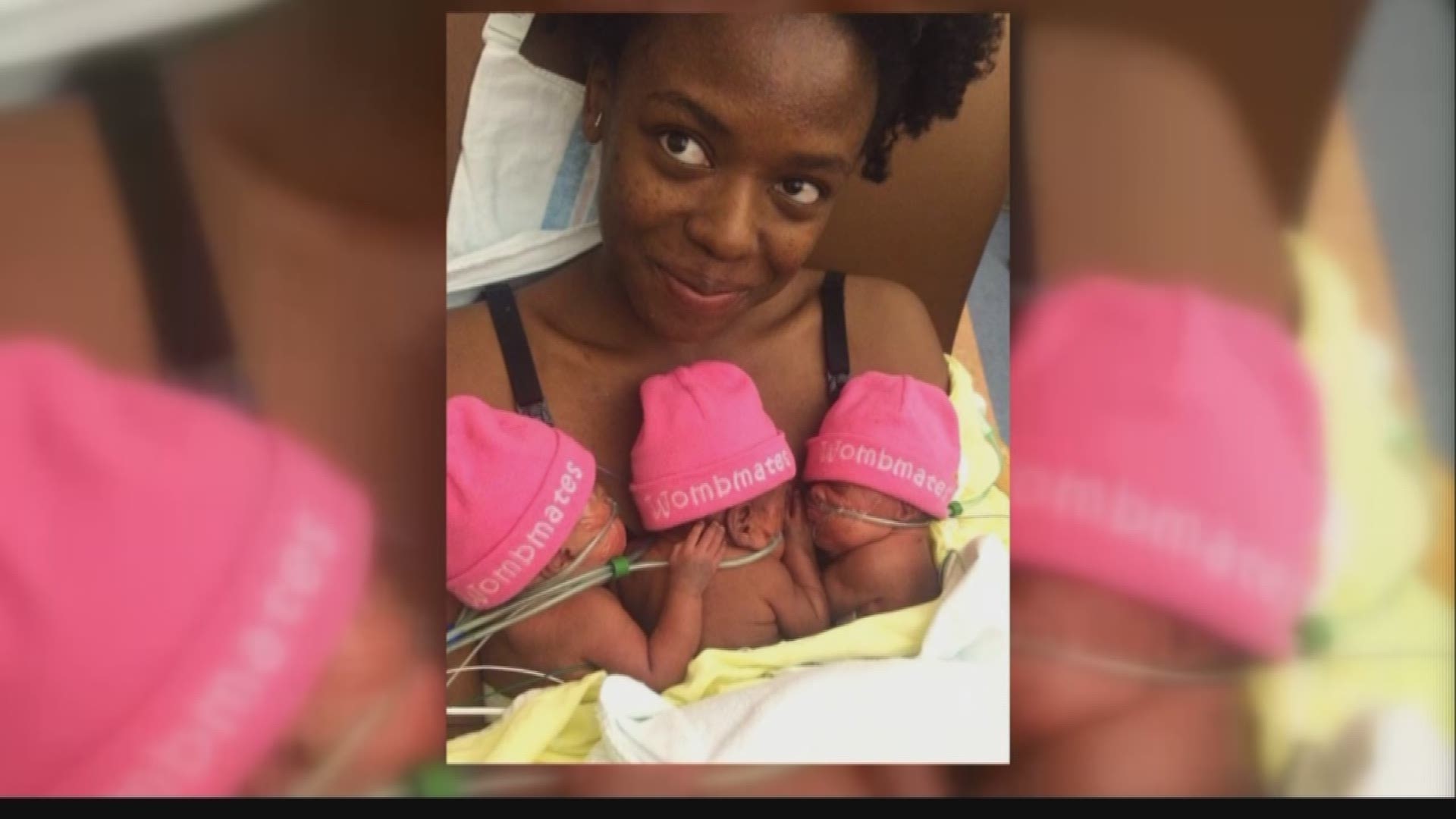 One midlands woman became mom to three little girls all at once.