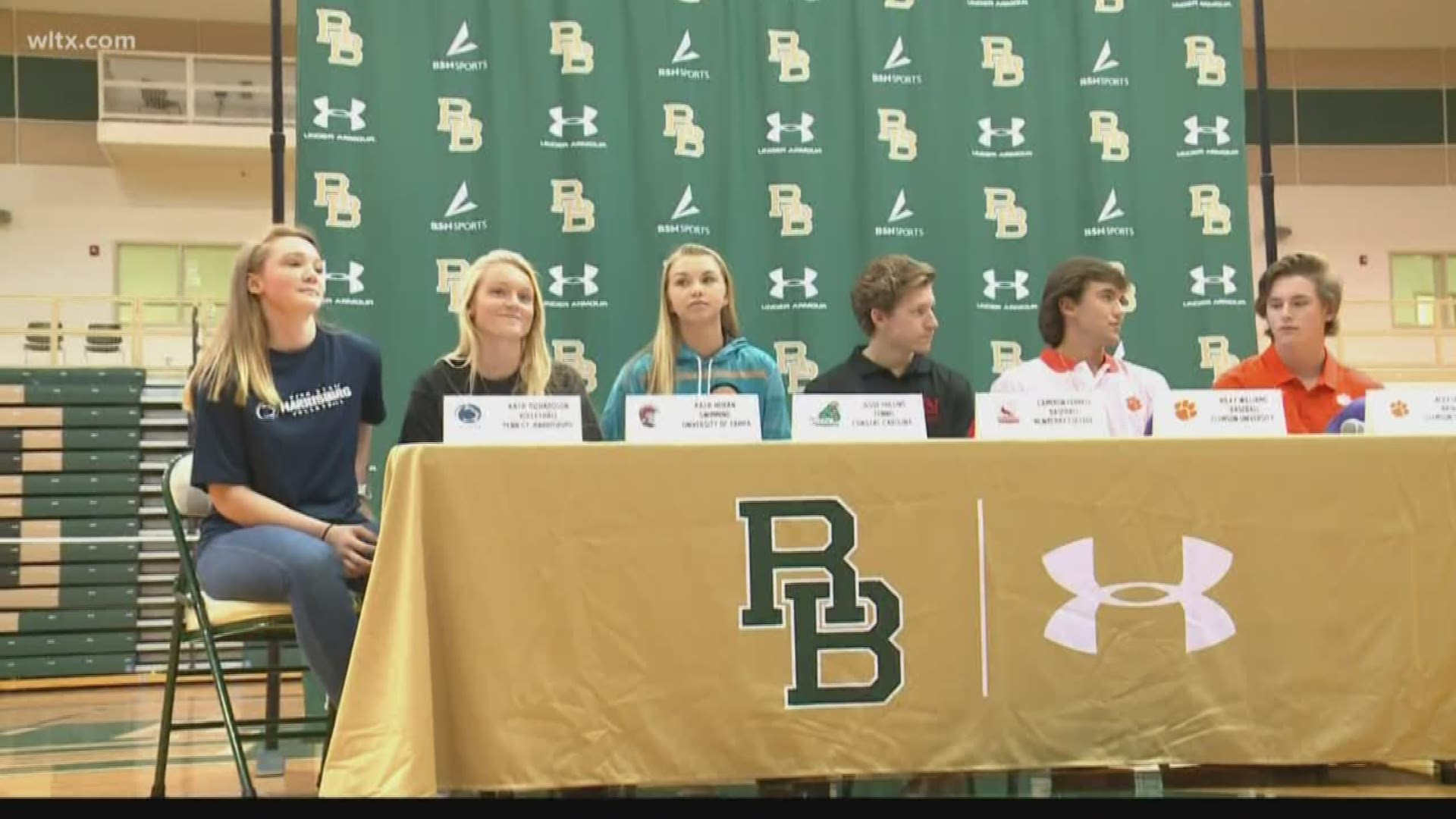 News19 makes stops at Dreher, Dutch Fork and River Bluff for ceremonies on the first day of the early signing day period.