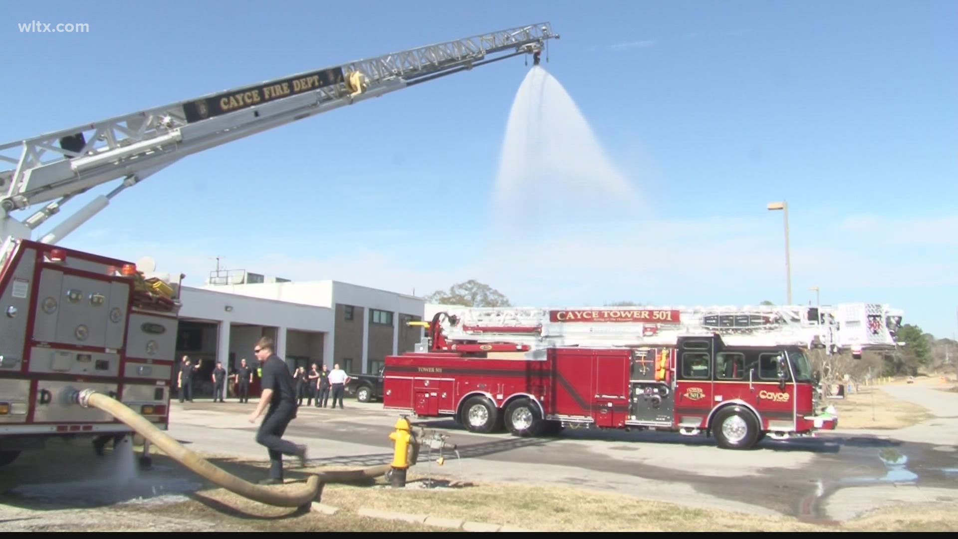 Cayce Fire Department holds washdown ceremony for Tower 501