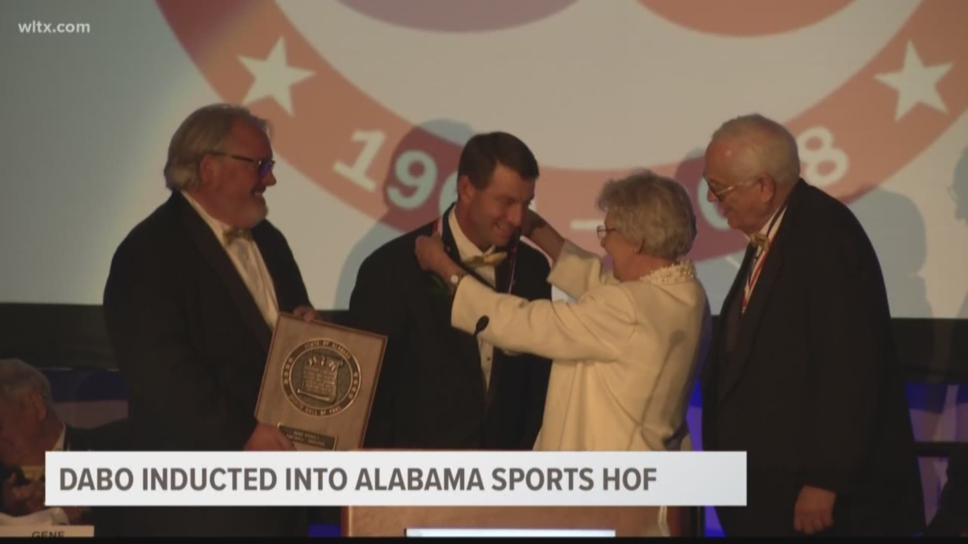 Nothing like going back home and Clemson football head coach Dabo Swinney will have place in home state's Hall of Fame as he was inducted into the 2018 class of the Alabama Sports Hall Of Fame over the weekend.