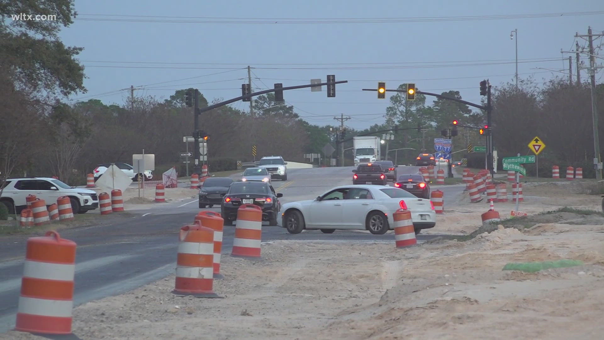 Drivers who take Blythewood Road were faced with major backups this week due to construction.