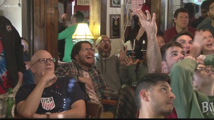 Fans gather to watch World Cup games at local bars