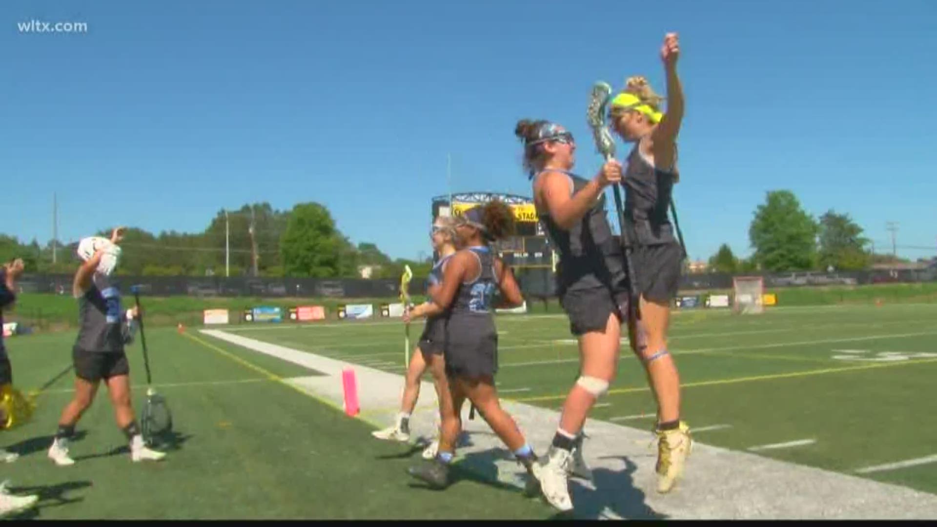 The Chapin Eagles comeback to defeat Fort Mill for the 5A girls lacrosse state title. Chapin after two runner-up finishes in 4A the Eagles move to 5A and win their first ever state title in girls lacrosse.