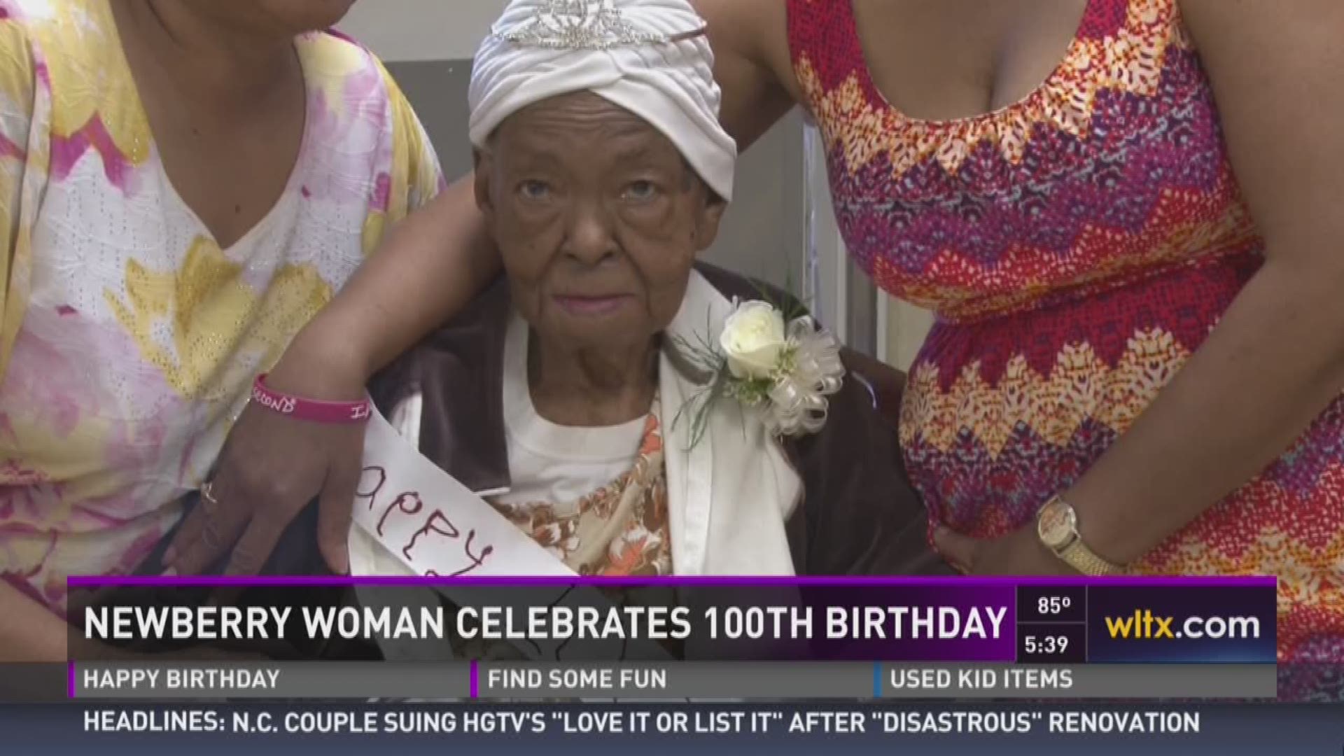 Laura Mae Stevenson's of Newberry celebrated her 100th birthday Wednesday.