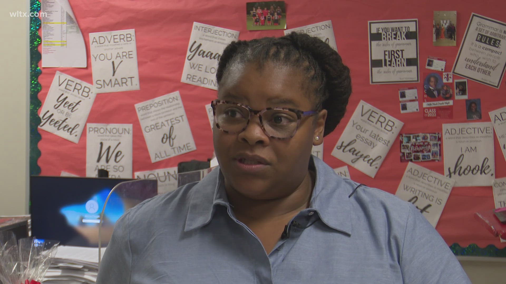 Alicia Dixon teaches at Calhoun County high school and is making English fun in her classroom.