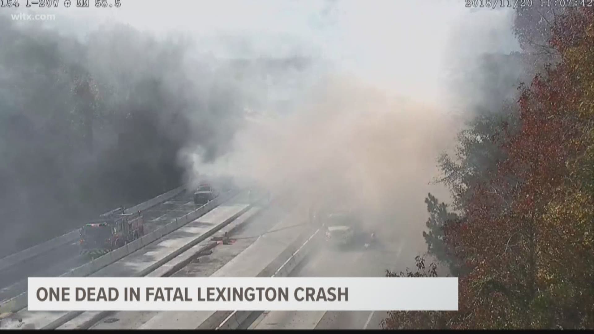 The person who died after a collision on I-20 in Lexington county has been identified