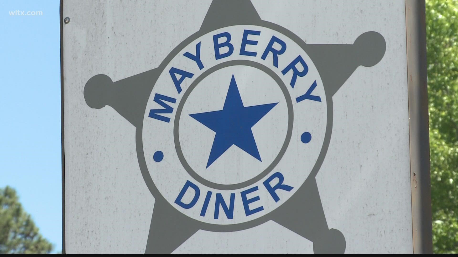 Located in the Laurens County town of Cross Hill, the restaurant is filled with Mayberry memorabilia, along with pictures of the show's cast.