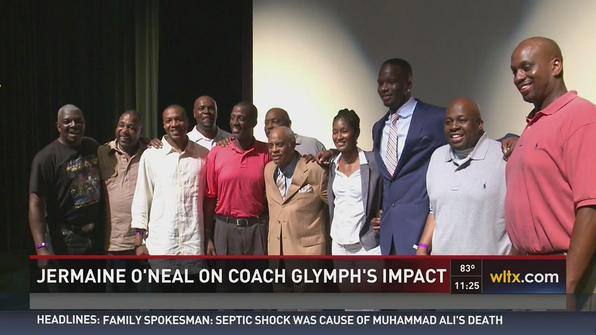The documentary on former Eau Claire head basketball coach George Glymph was shown to the Eau Claire community Saturday night.