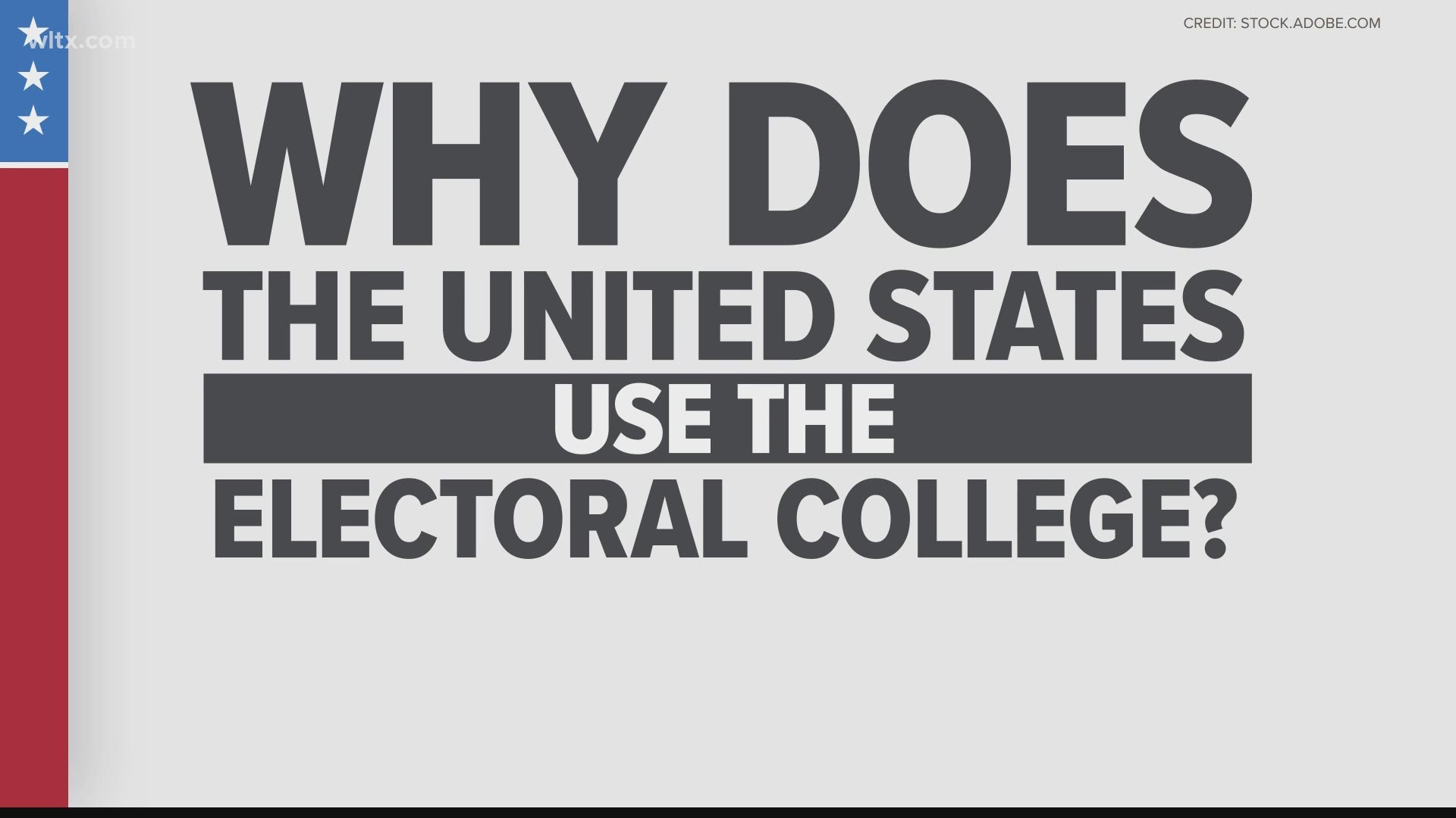Why does the U.S. use the Electoral College? How does it work? Brandon Taylor takes a look.