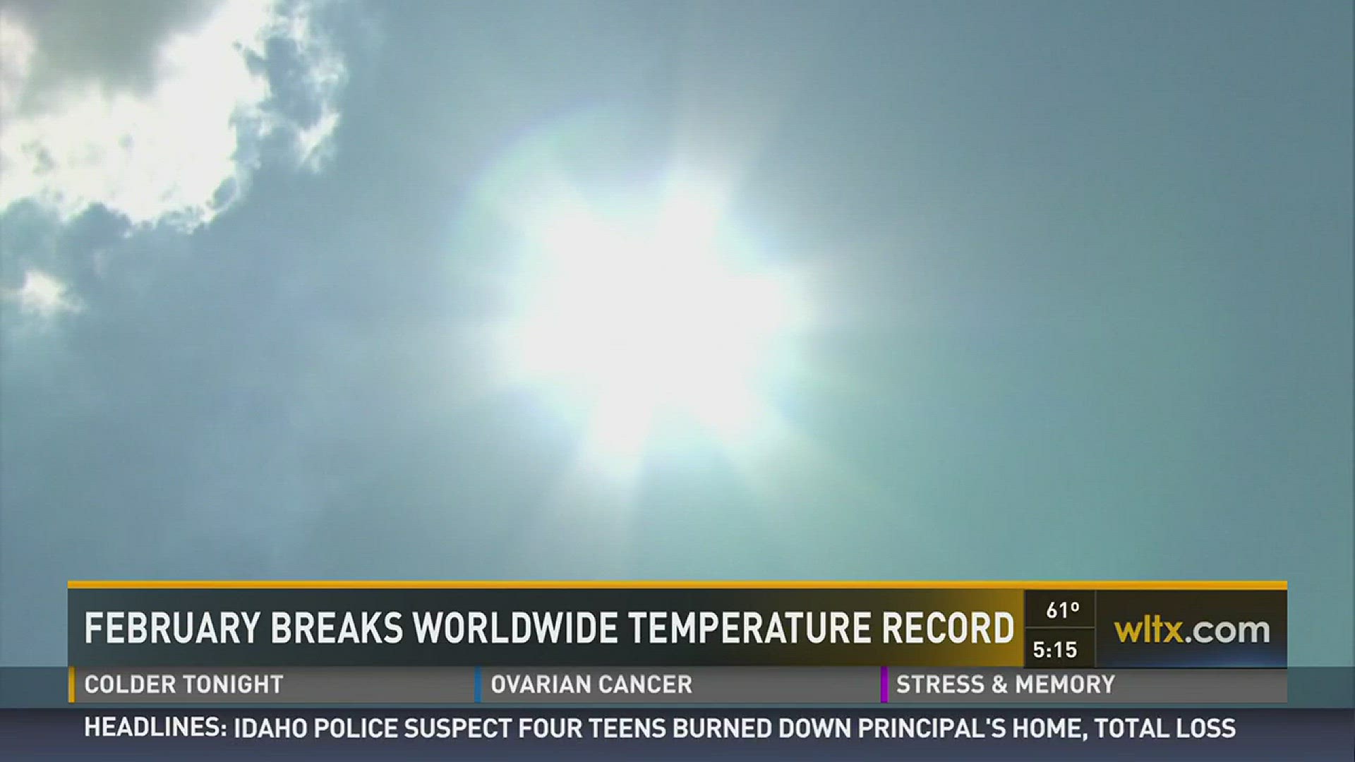 Record breaking temperatures in the month of February