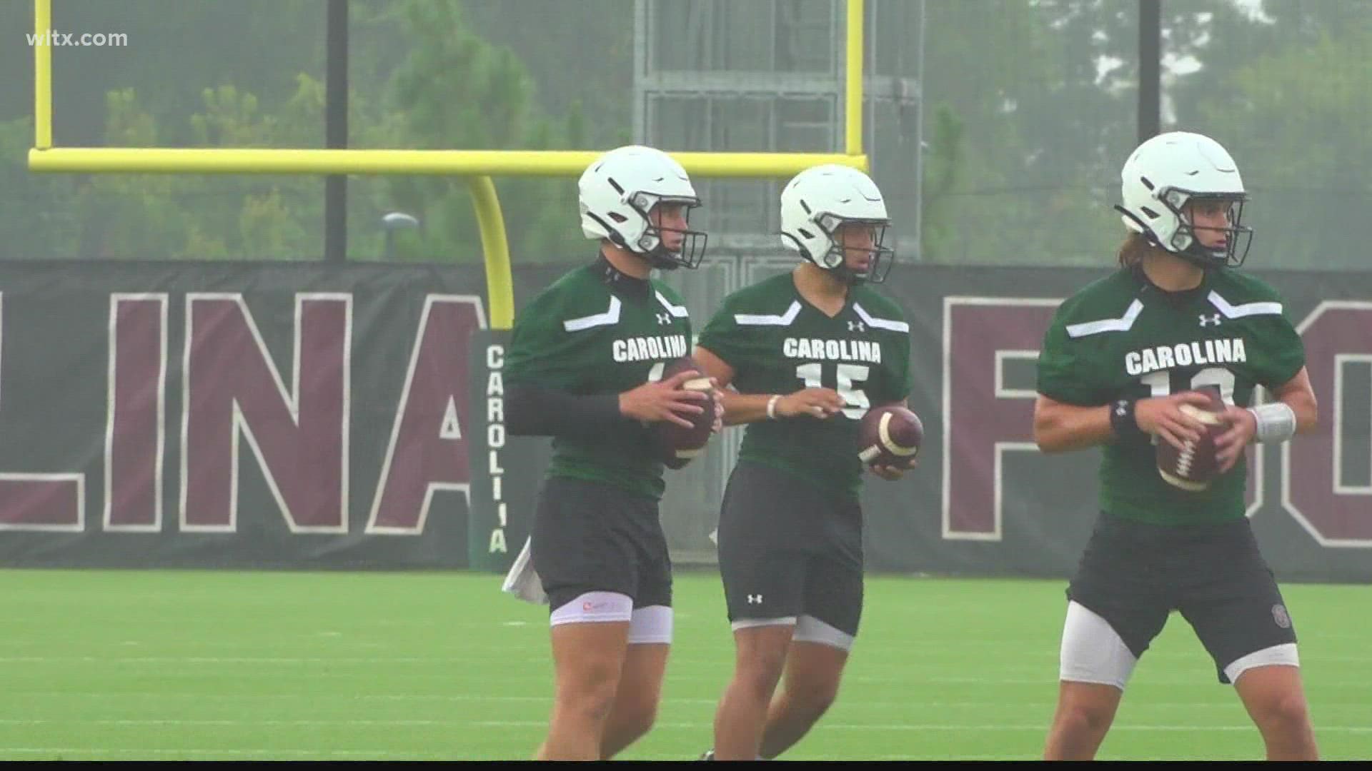 South Carolina's summer conditioning program has gotten the players ready for the demands of preseason drills which began Friday under cooler than normal conditions