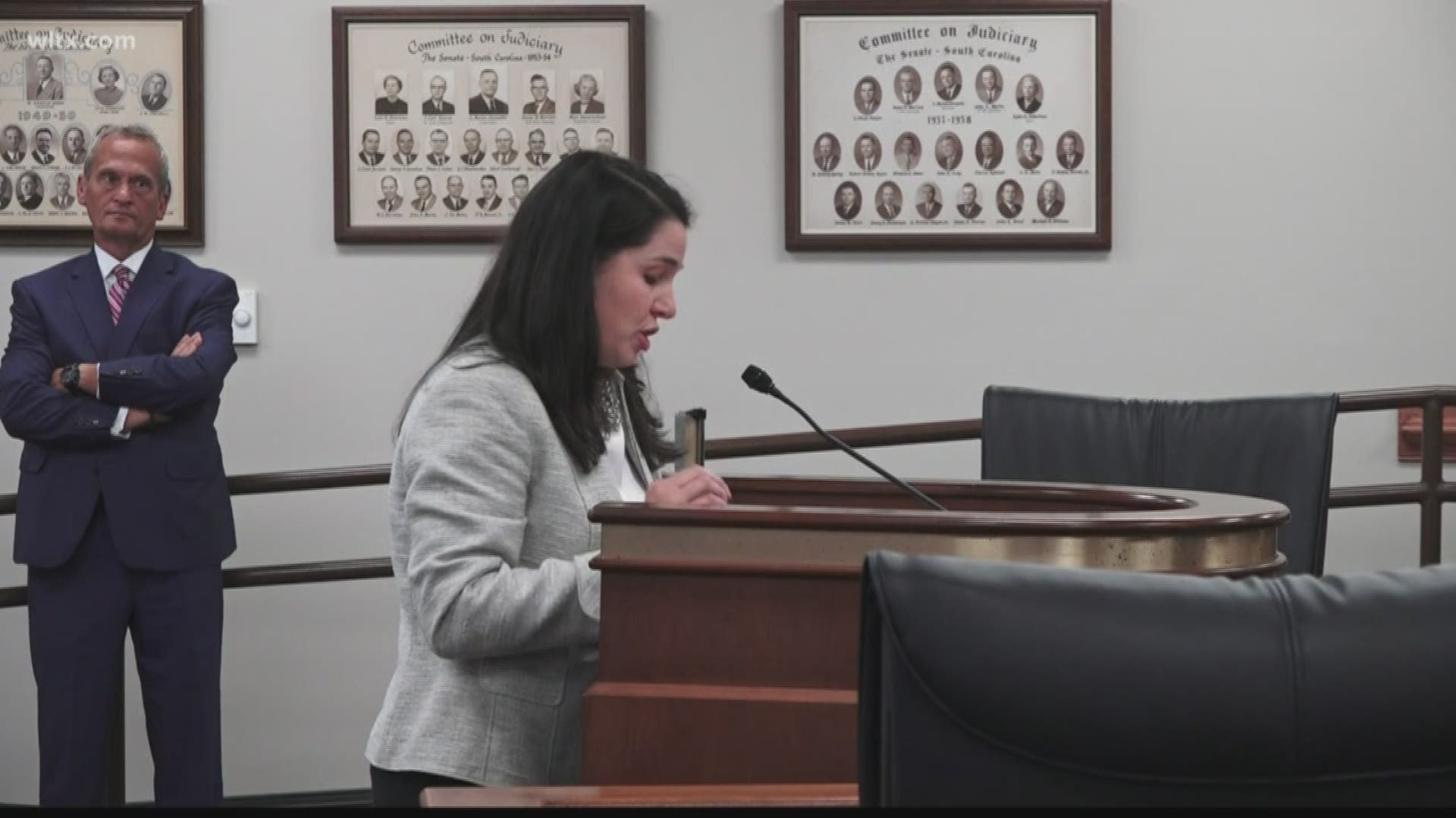 State senators listened to public testimony on the Fetal heartbeat bill.