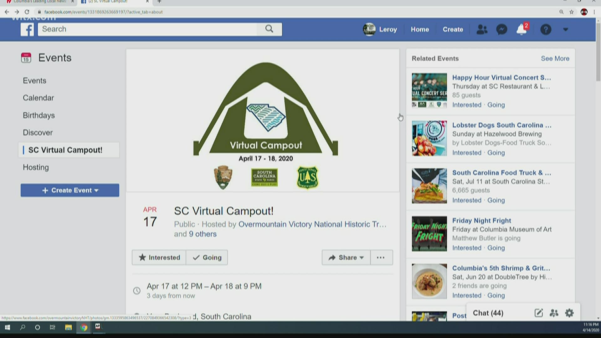 “Camp out” at home this weekend with the South Carolina Virtual Camp Out!