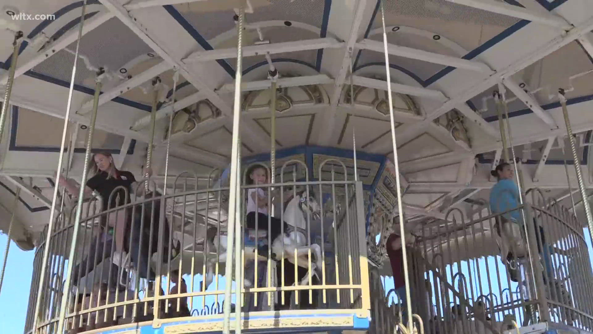 The South Carolina State Fair isn't just for kids, event the adults can ride the rides.