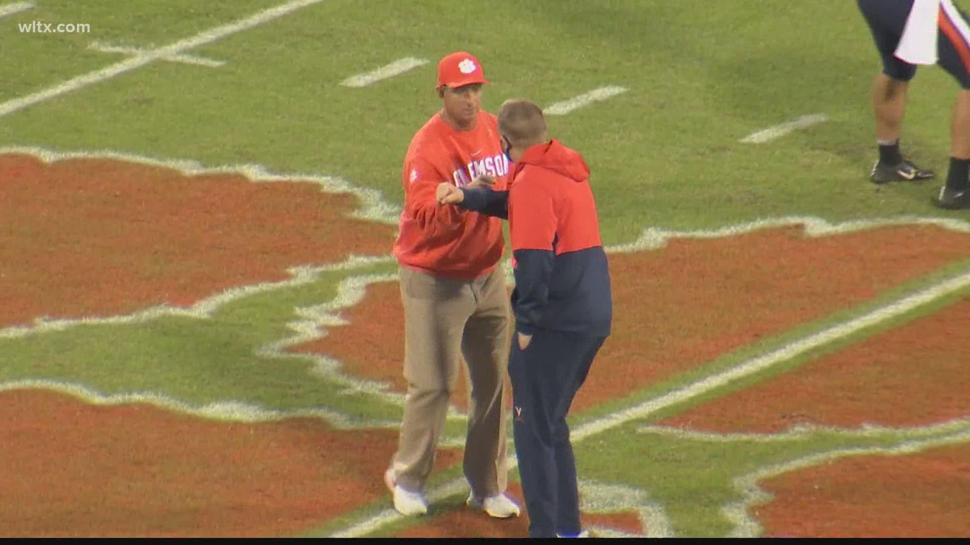 Clemson head football coach Dabo Swinney did not take long to answer a question about the opening in Houston.