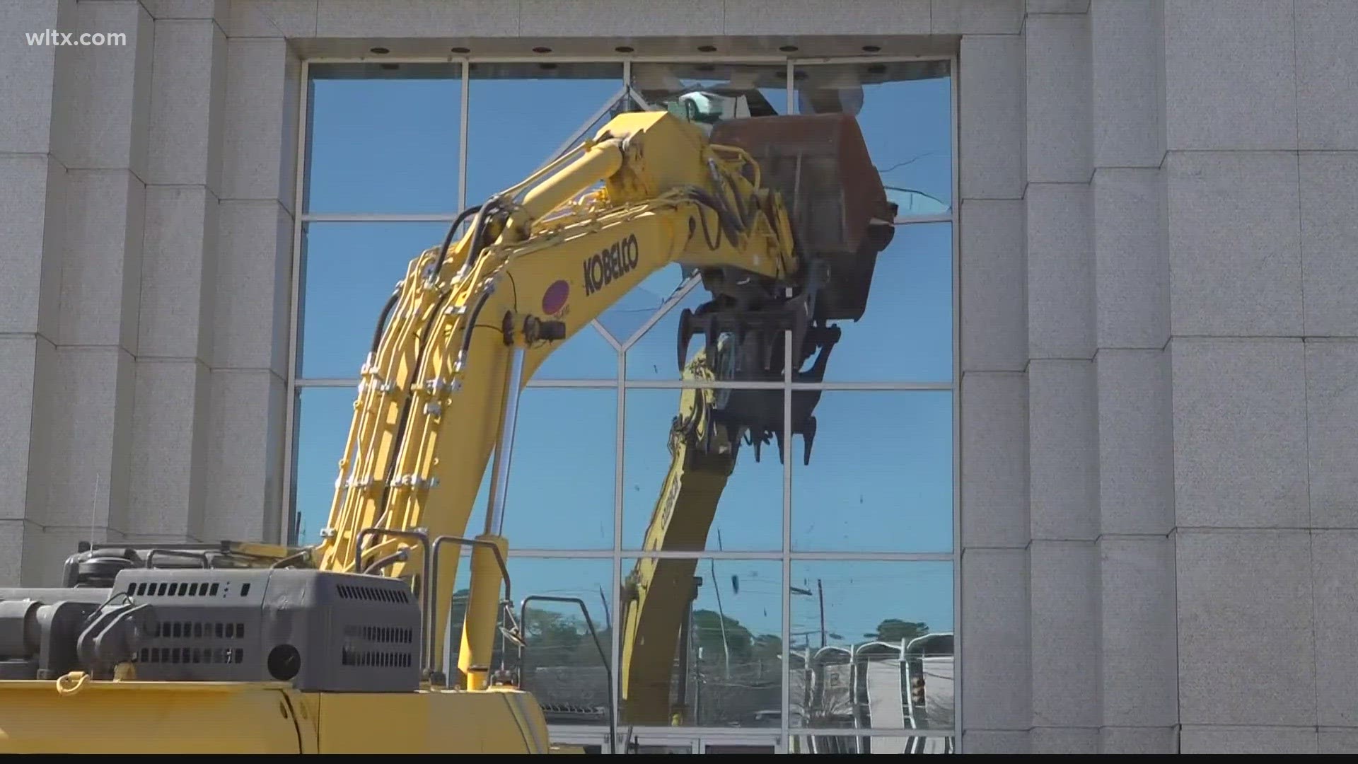 The demolition of the Richland Mall has begun, as crews clear the old buildings to make way for a massive new development.