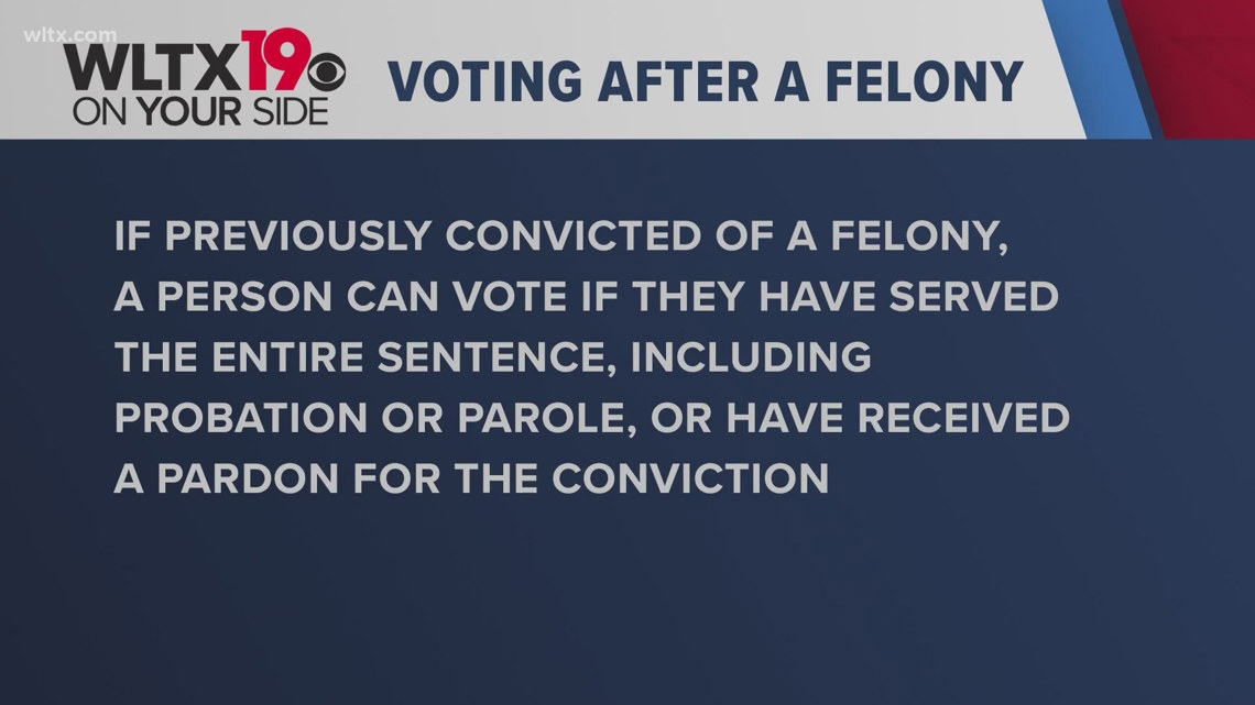 OYS Can South Carolina felons vote in the election