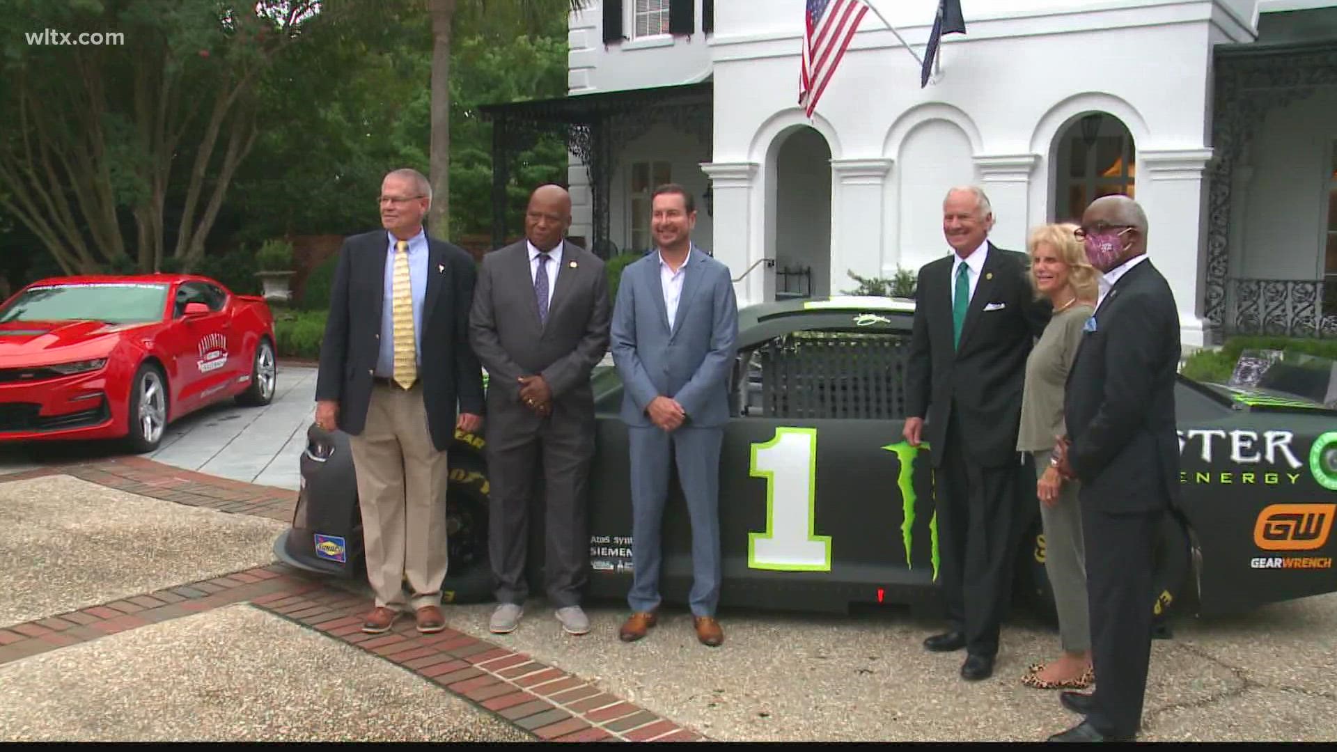 Former Cup champion Kurt Busch came to Columbia this week to help promote the upcoming Cook Out Southern 500.