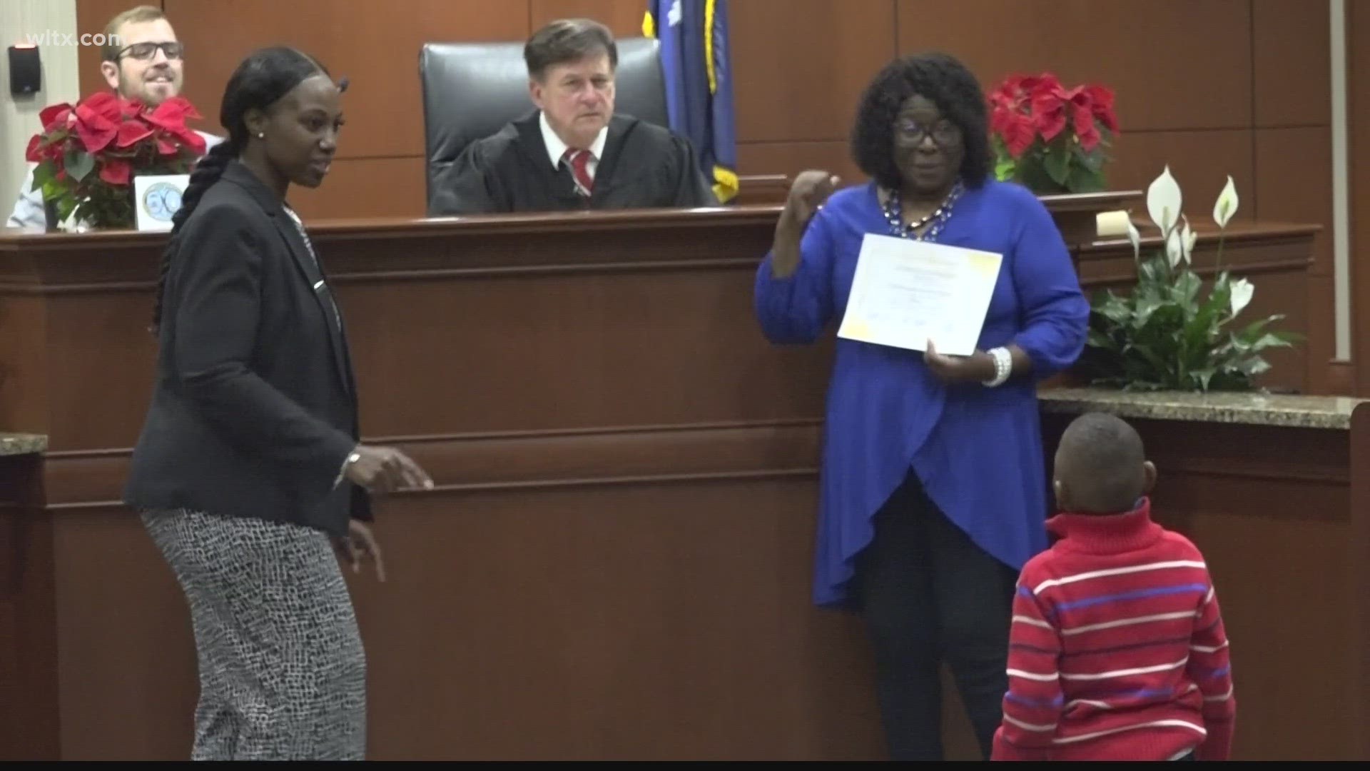 A lot of cheering could be heard from Sumter family courtrooms today.