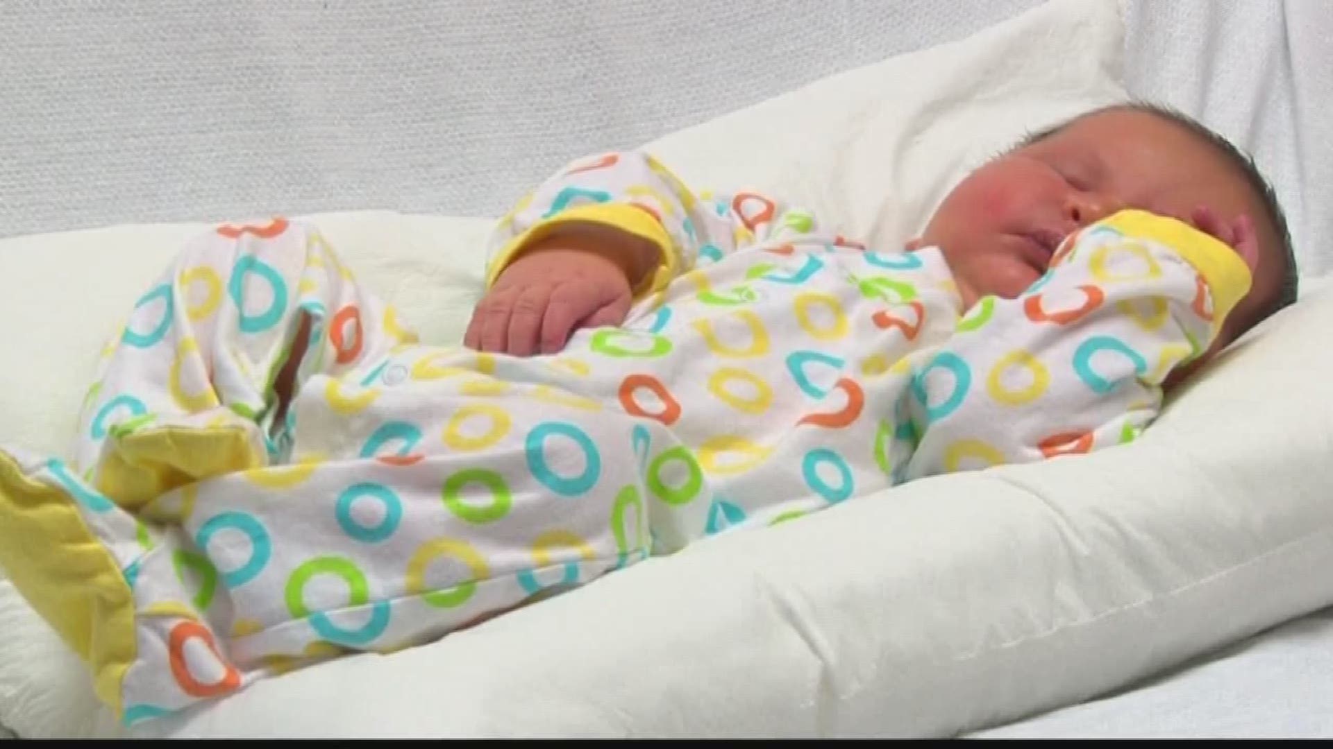 A Lexington County couple got a BIG surprise in the delivery room when their son came into the world at 14.4 pounds.