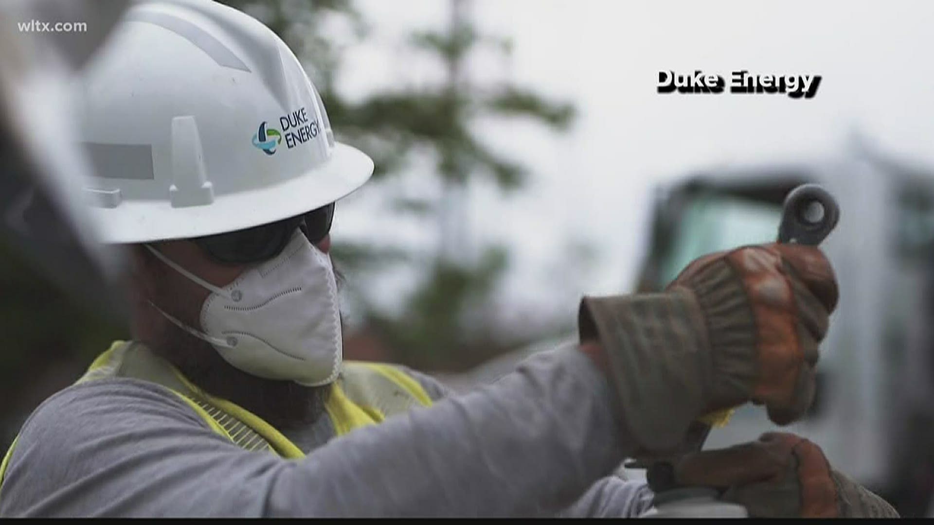 With the hurricane on the Palmetto State coast, crews from South Carolina and other parts of the country have come to help in case of power outages.