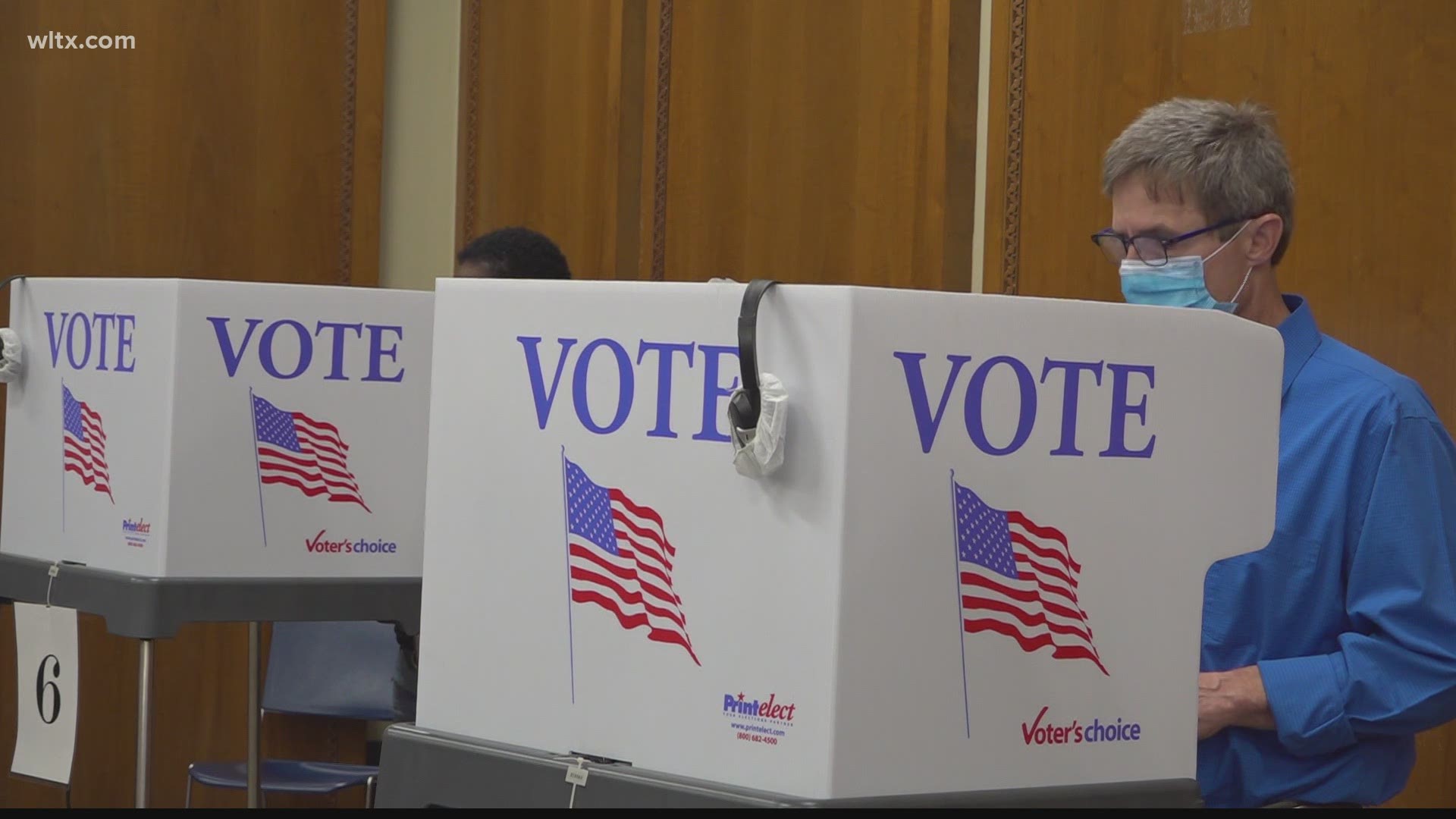 Sumter clerk said that more than 2,000 people had come to cast their ballots so far.