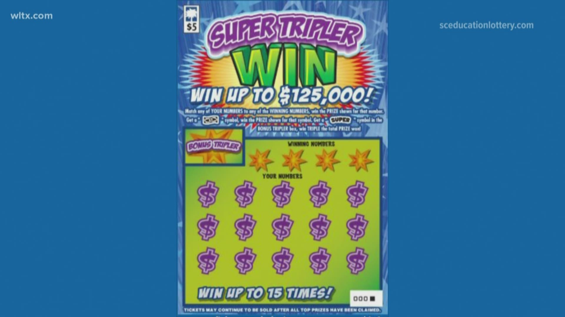 A Columbia woman is $125,000 richer after revealing a winning scratch-off ticket.